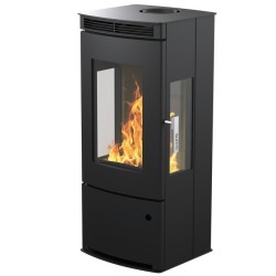 Talma tri-Vision Supra 9,1kW Estufa de leña