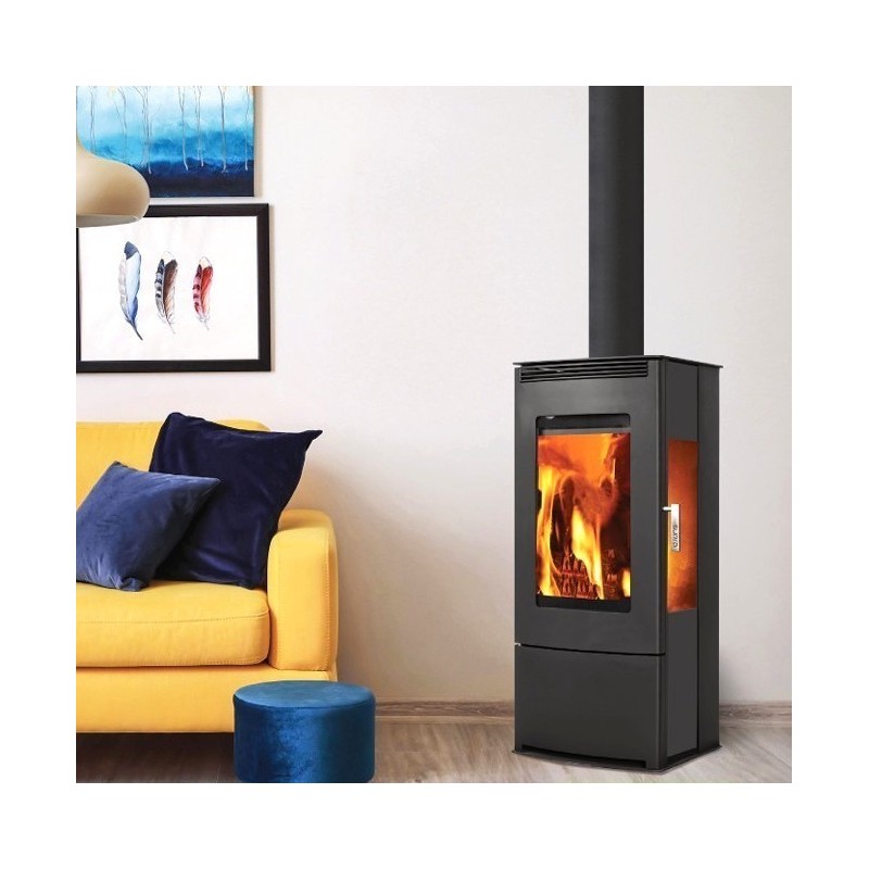 Talma tri-Vision Supra 9,1kW Estufa de leña