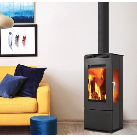 Talma tri-Vision Supra 9,1kW Estufa de leña