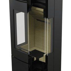 Talma tri-Vision Supra 9,1kW Estufa de leña