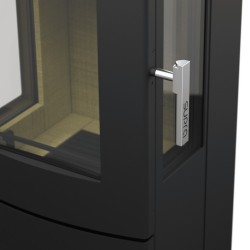 Talma tri-Vision Supra 9,1kW Estufa de leña