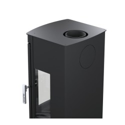 Talma tri-Vision Supra 9,1kW Estufa de leña