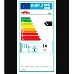 Chimenea de leña del Ebro con horno Bronpi de 14 kW