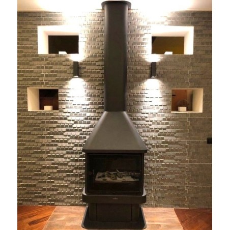 Camino a legna Lisboa frontale Bronpi 11 kW