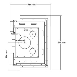 Crystal 80 Max Holzkamin A.Caminetti 3 Glasseiten