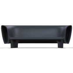 Sofá de Bumbum Vondom negro básico