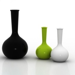 Chemistubes Aire Vase Vondom Noir  65