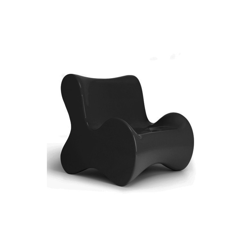 Poltrona Butaca molle nero di Vondom