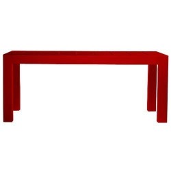 Jut Mesa 180  Table Rectangulaire Vondom Rouge