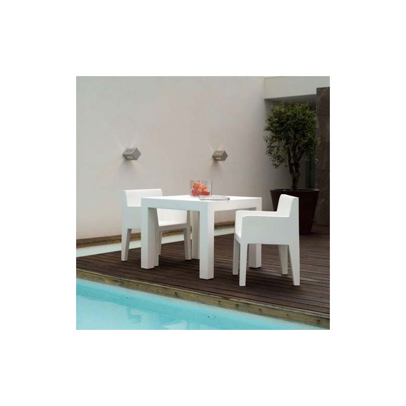 Jut Mesa 90 Table Haute Vondom Blanc