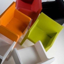 Jut Sillon  Fauteuil Vondom Rouge