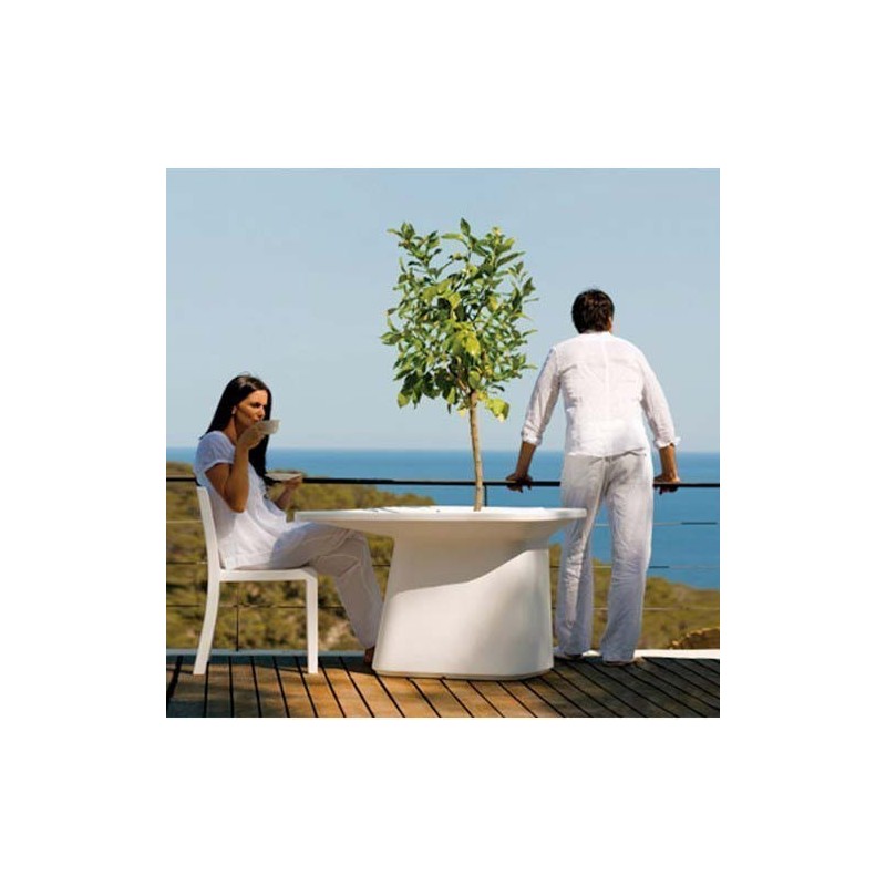 Blanco de media maceta mesa Vondom MoMA