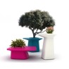 Moma Medium Table Jardiniere Vondom Blanc