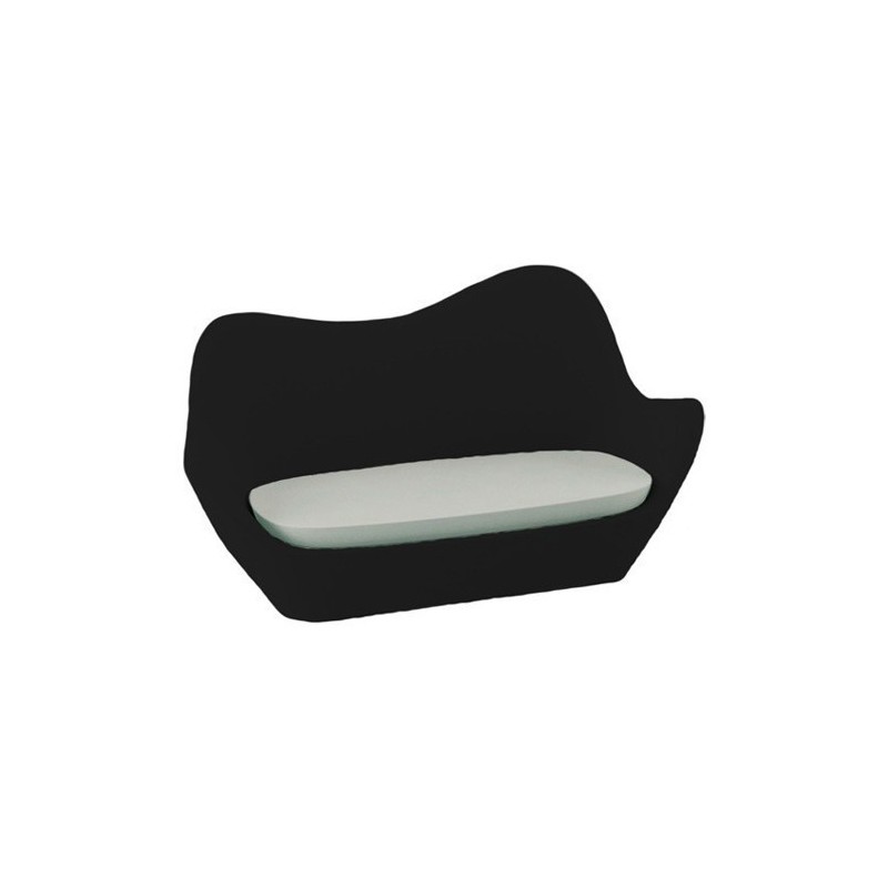Vondom sofá de sabinas negro