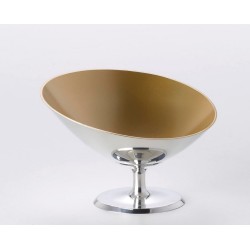 Calderone in Champagne simbolo lucido peltro e interno oro OA1710