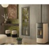 Fogão a Pellets à Prova d'Água Angelica Plus 8kW La Nordica Extraflame Marfim