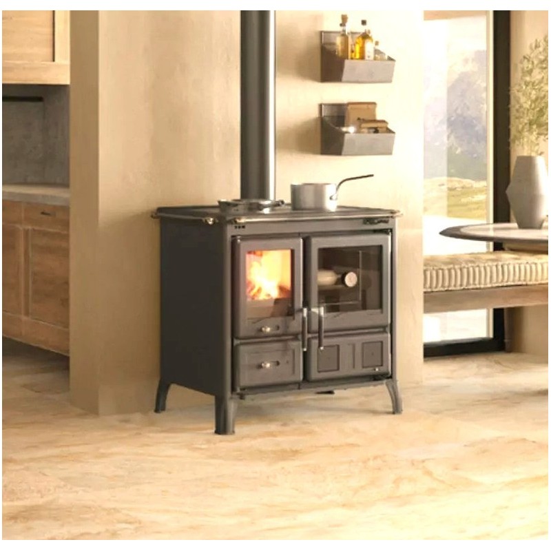 Cuisinière à bois La Nordica Gardenia Steel 9.5kW