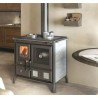 Fogão a lenha La Nordica pedra natural Gardênia 9,5kW
