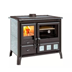 Cuisinière à bois La Nordica Gardenia XXL10.5kW Steel