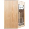 Sauna Vapeur Zen Angulaire 3-4 places LED Pack complet France Sauna