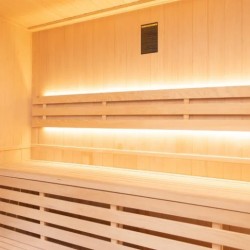 Zen Sauna a Vapore 6 Posti LED Pacchetto Completo 6kW France Sauna