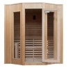 Sauna vapeur Zen 6 places LED Pack complet 6kW France Sauna