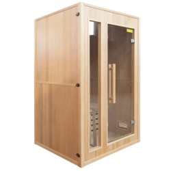 Zen Steam Sauna 2 Lugares Pacote Completo 3.5kW France Sauna