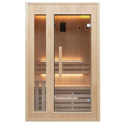 Zen Steam Sauna 2 Lugares Pacote Completo 3.5kW France Sauna