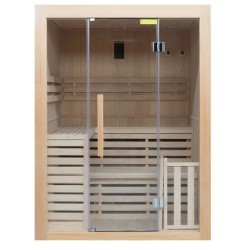 Pack Completo de Sauna a Vapor LED Sense de 4 lugares com Fogão Harvia 4,5 kW