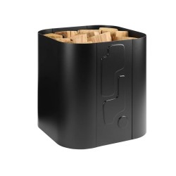 Range-bûches Altik Noir givré Dixneuf Design