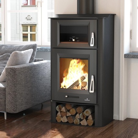 Poêle à bois avec Four Bronpi Tudela 13 kW