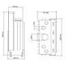 Wood Fireplace Insert Flat 90x60 A.Caminetti