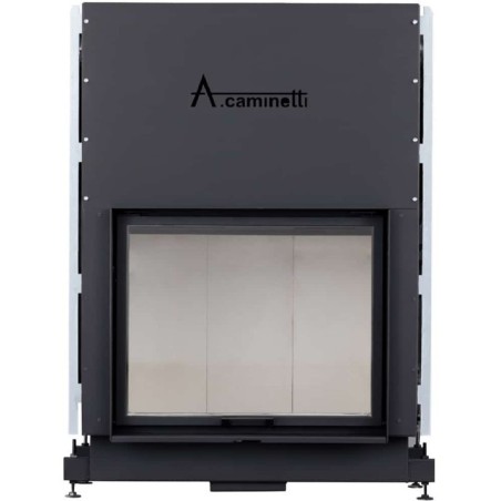 Interior de chimenea de leña plano 120x50 A.Caminetti