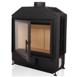 Piso de 50 A.Caminetti chimenea de leña lateral abierta