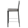 Lot de 2 Chaises Plan de Travail Noire Boréale KosyForm