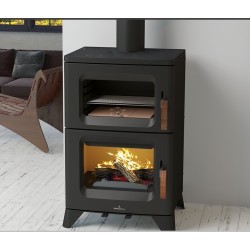 Hilton-H 14 kW Bronpi stufa a legna con forno