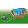 Piscina in legno Ubbink Azura 400x300 H120cm Liner beige