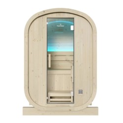 Sauna ao ar livre Gaïa Nova de 6 lugares da Holl em Spruce