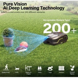 Sunteck 600m2 Pure Vision Wireless Robot Lawn Mower