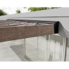 Pérgola Lean-to de 3x6m em madeira de cedro de Helsinque Canopia de controle solar