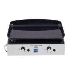 Eno Plancha Gaz Initial 50 2 quemadores de acero inoxidable