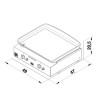 Eno Plancha Gaz Initial 50 2 Brenner Edelstahl