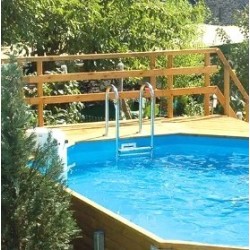 Échelle intérieure pour piscine en acier inoxydable