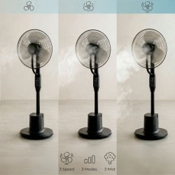 Ventoinha de pé com nebulizador e comando remoto Sprair InnovaGoods