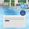 Condizionatore da parete Trotec PAC-W 2200 S Wifi fino a 75 m3