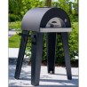 Forno de Pizza Oveneat Albor de Madeira 1 Cinza com batente