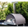 Oveneat Pizza Oven Wood Albor 1 Grey with Pizza Peel