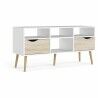 Mueble de TV Tvilum Blanco (2 Piezas)