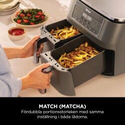 Heißluftfritteuse NINJA DZ300EU Grau 2400 W 7,6 L