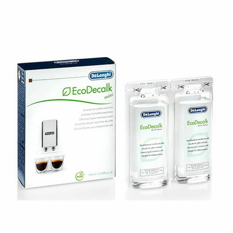 Addolcitore d'acqua DeLonghi 5513296011 2 x 100 ml Elimina calcare per Caffettiere